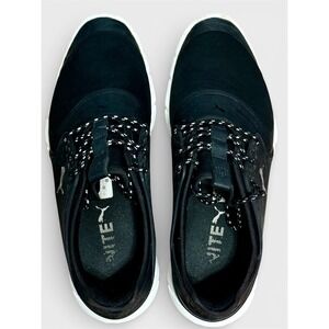 Puma Ignite PWRFRAME Size-12 Golf Shoes‎ Black White Spikeless Sneakers Low Top